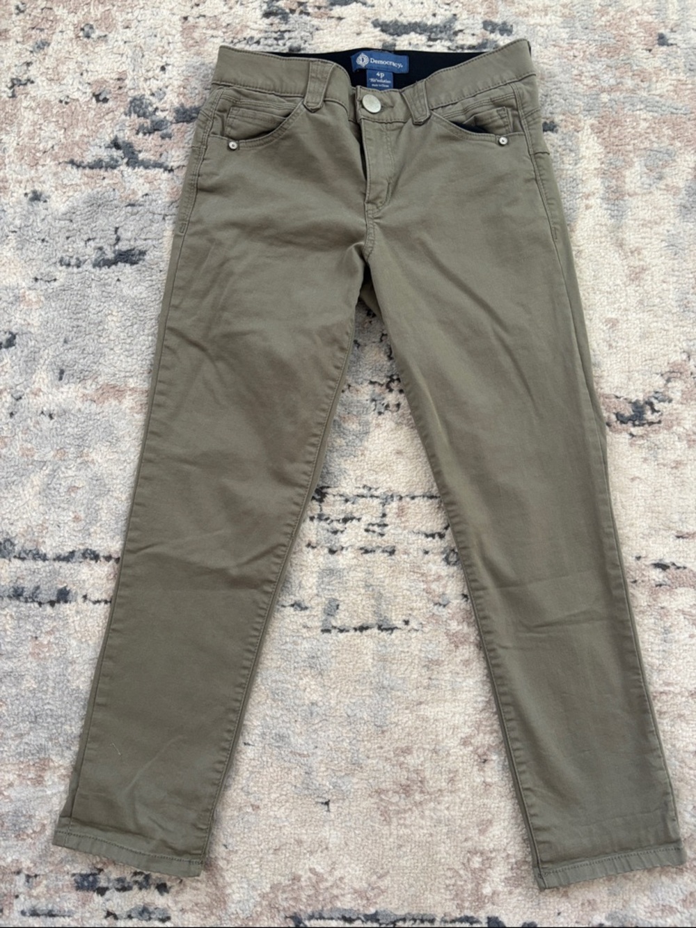 Women’s Democracy Olive Green Jeans size 4